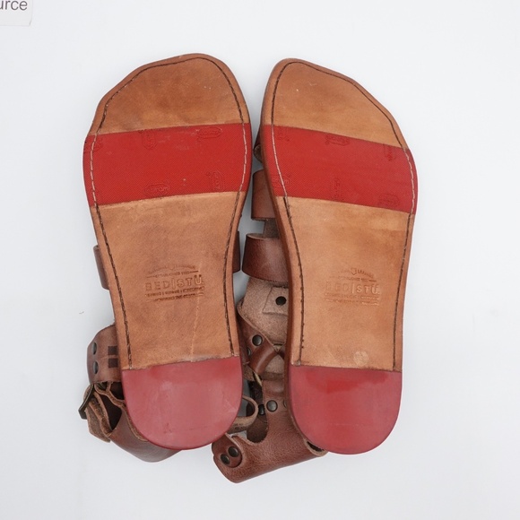 NEW Bed Stu Hera Leather Gladiator Sandals 4547-14208 Brown - Picture 6 of 7